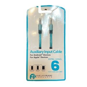 🌟NEW🌟 Fine Life Audio Products 6 Foot Auxiliary Input Cable